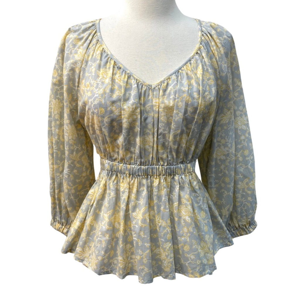 NWT Woven by Synergy Organic Clothing Tulip Blouse